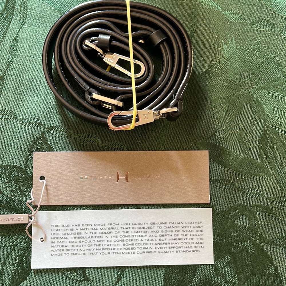 Halston Haritage. Brand new. With dust bag and tags. Genuine Italian leather.